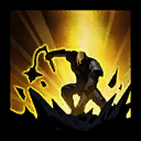 Falling Sword: Jump to area damaging and knocking up enemies