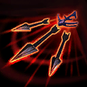 Frost Shot: Multishot slows enemies and has increased range