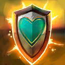 Shield of Hope: Activate to grant all nearby allied Heroes a shield for seconds equal to of the amount of Health they are missing.