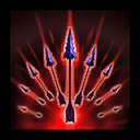 Strafe: Unleashes a flurry of arrows at enemies